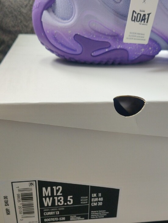 Under Armour Lilac & Purple Curry 13 Basketball Shoe main image 6
